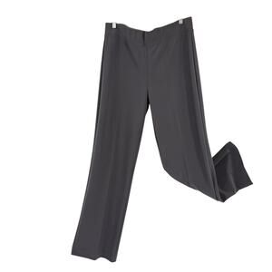 Joseph Ribkoff Pull on Pants Size 12 Gray Slinky Jersey Ponte Office Minimalist